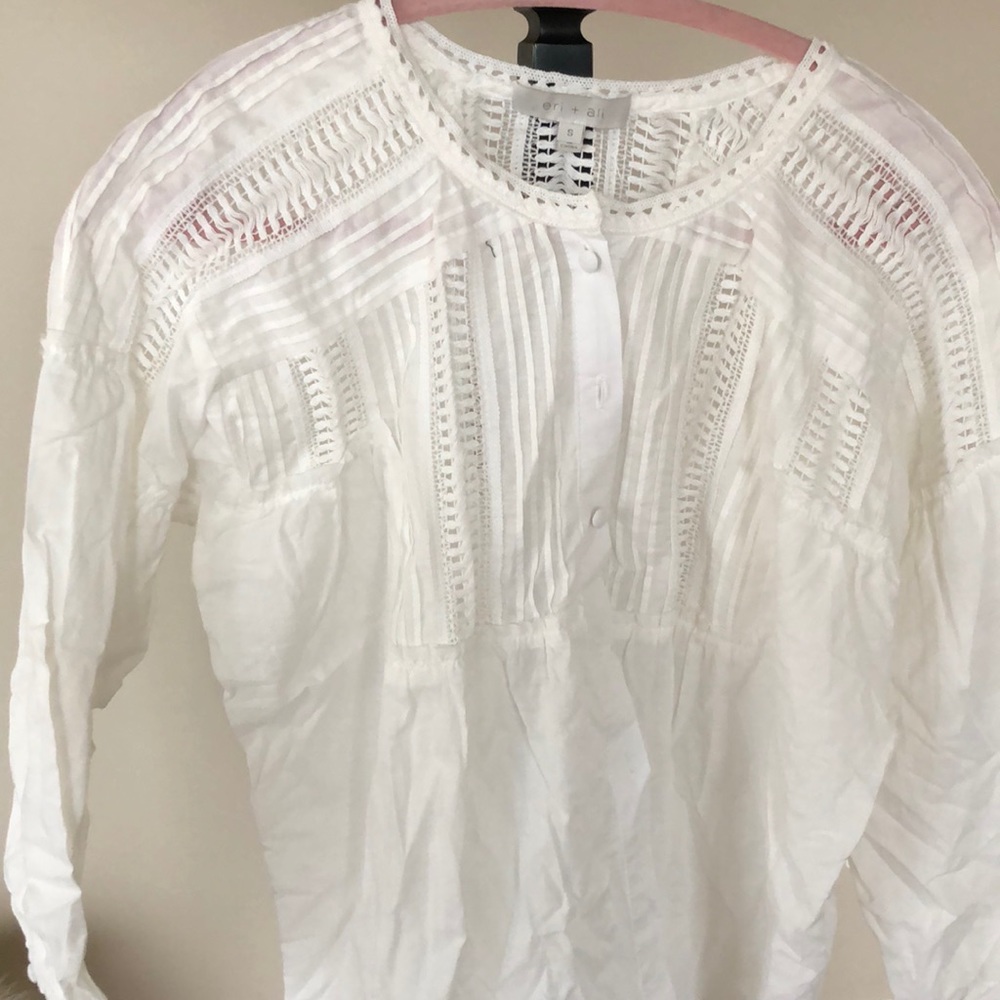 Cream blouse